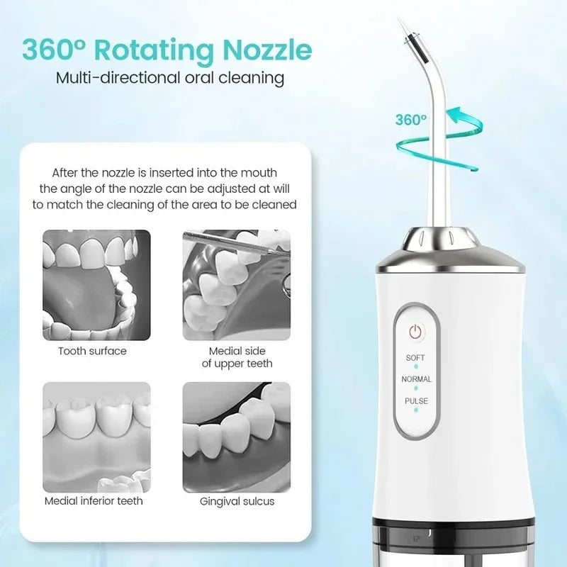 Trendyva Flossjet - Hydropulseur buccal sans fil