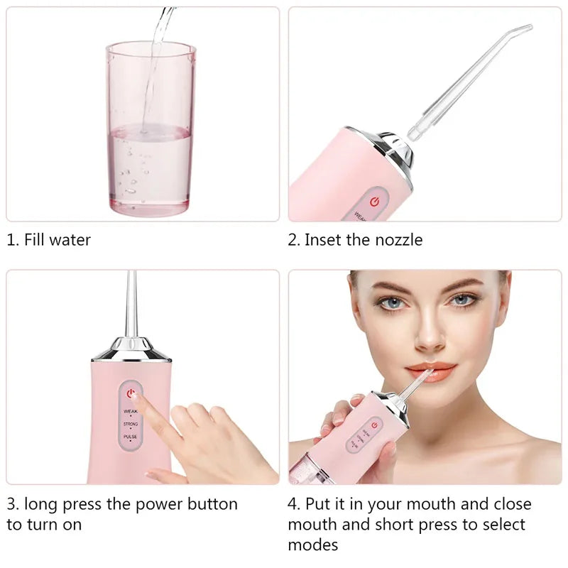 Trendyva Flossjet - Hydropulseur buccal sans fil